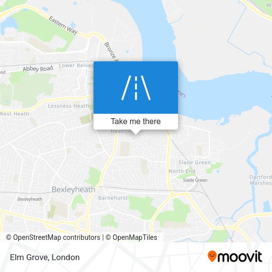 Elm Grove map