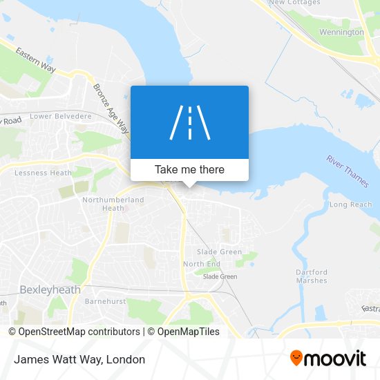 James Watt Way map