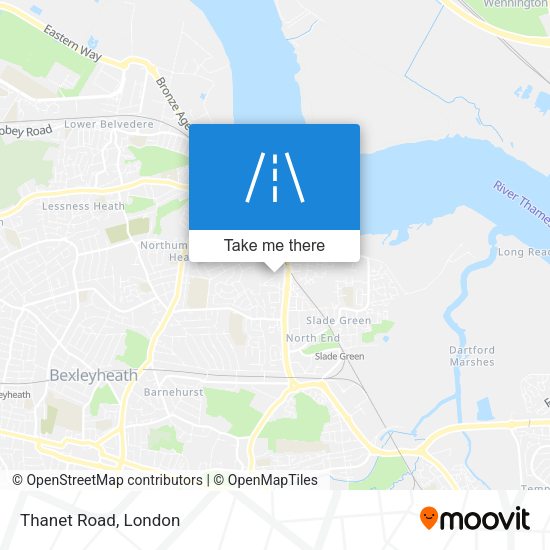 Thanet Road map