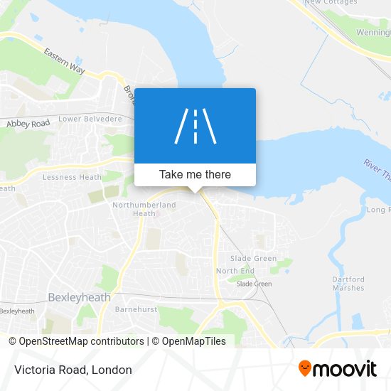 Victoria Road map
