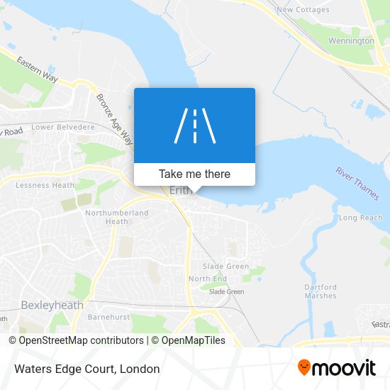 Waters Edge Court map