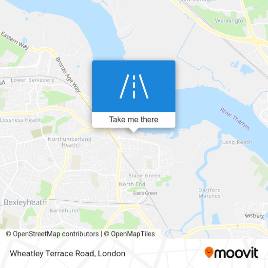 Wheatley Terrace Road map