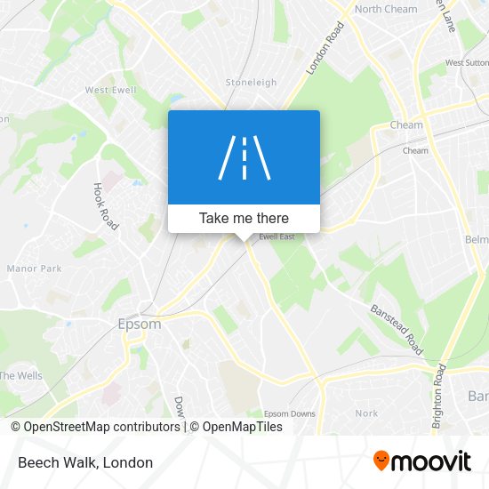 Beech Walk map