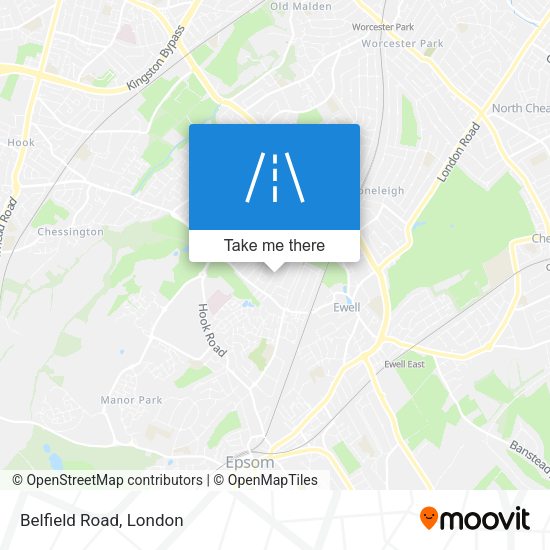 Belfield Road map
