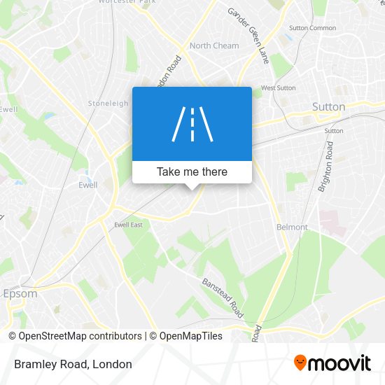 Bramley Road map
