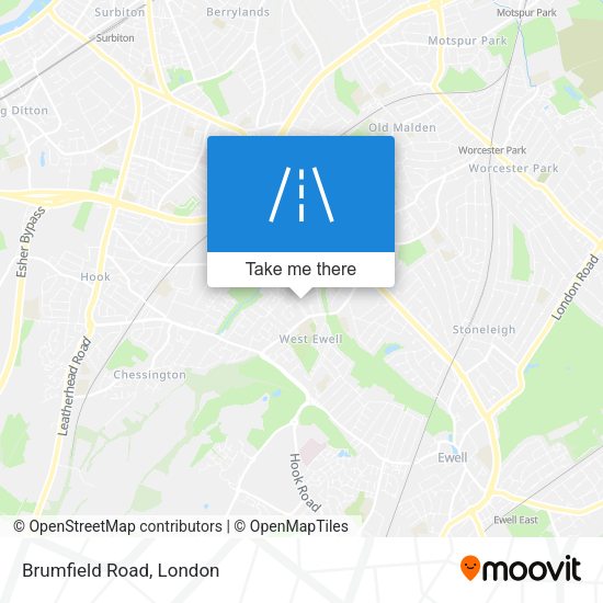 Brumfield Road map
