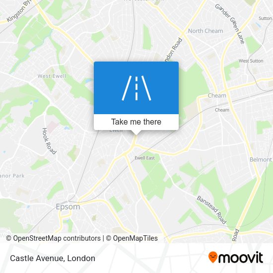 Castle Avenue map
