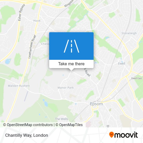 Chantilly Way map