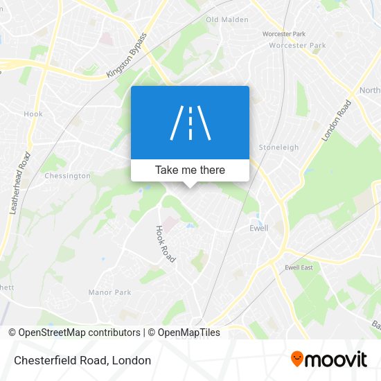 Chesterfield Road map