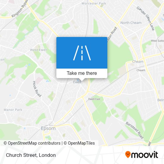 Church Street map