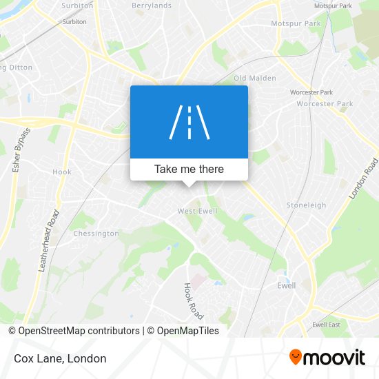 Cox Lane map
