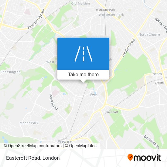 Eastcroft Road map