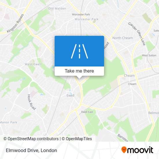 Elmwood Drive map