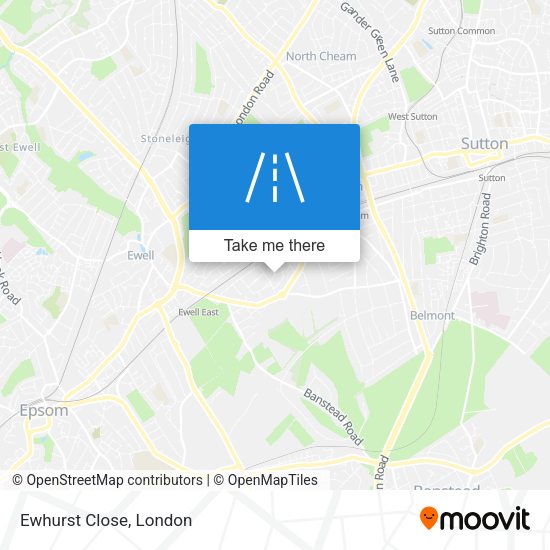 Ewhurst Close map