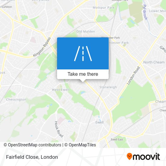 Fairfield Close map