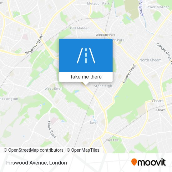 Firswood Avenue map