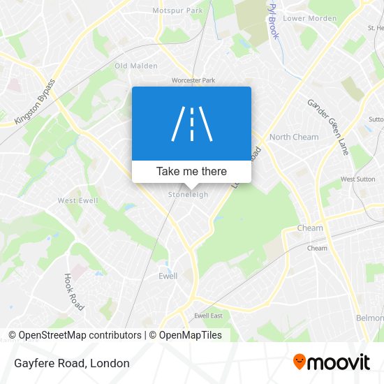 Gayfere Road map