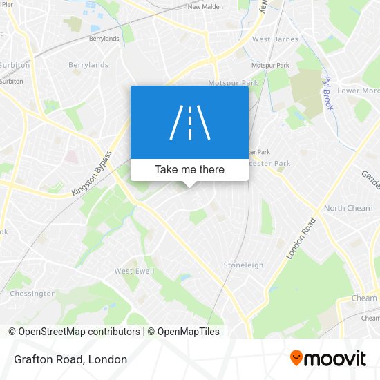 Grafton Road map