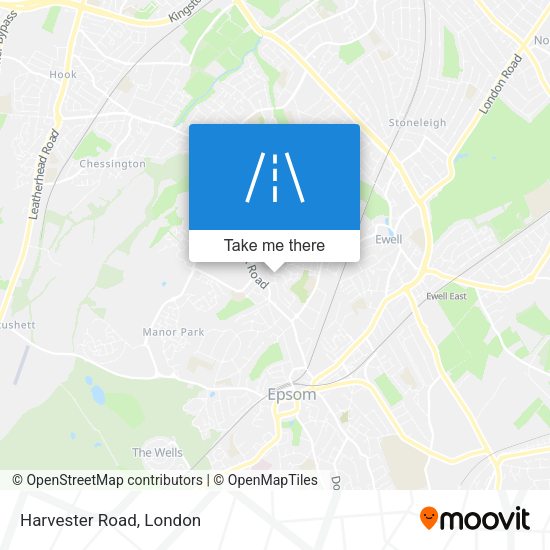 Harvester Road map