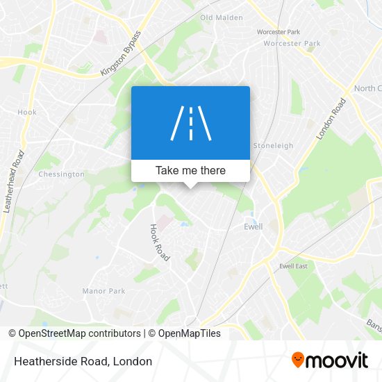 Heatherside Road map