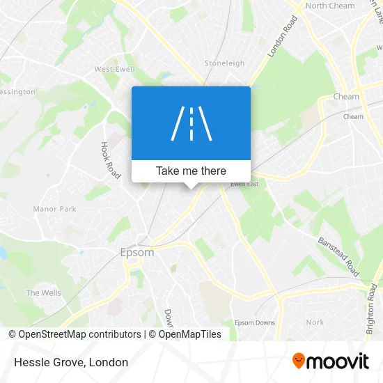 Hessle Grove map