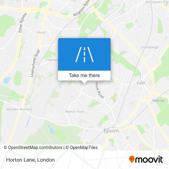 Horton Lane map