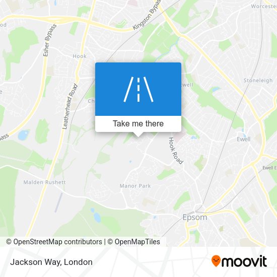 Jackson Way map