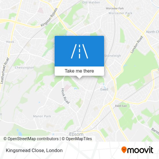 Kingsmead Close map