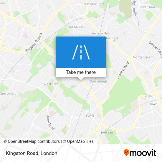 Kingston Road map
