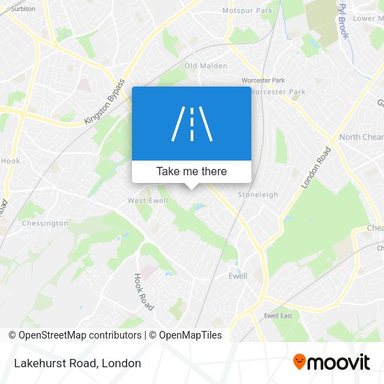 Lakehurst Road map