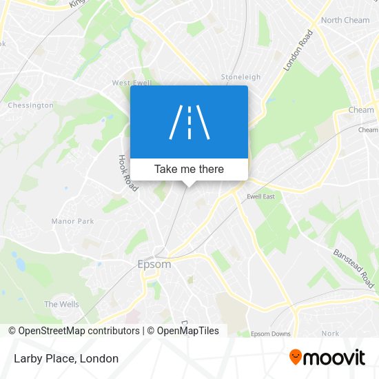 Larby Place map