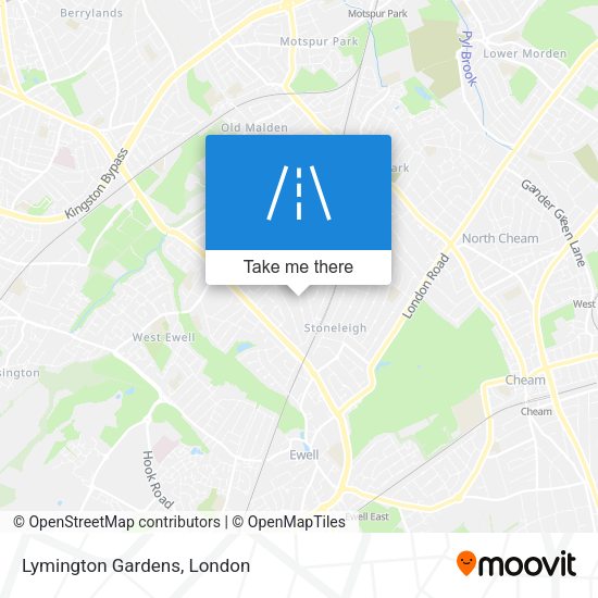 Lymington Gardens map