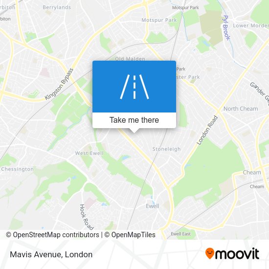 Mavis Avenue map