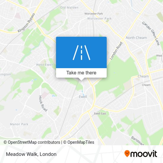 Meadow Walk map