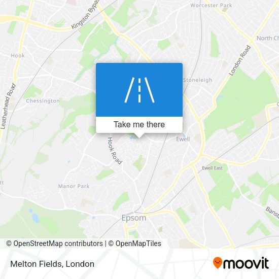 Melton Fields map