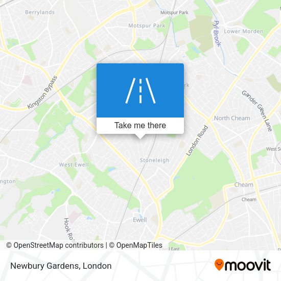 Newbury Gardens map