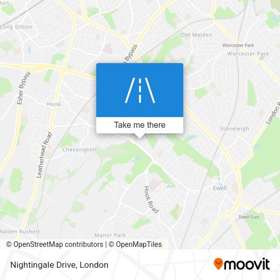 Nightingale Drive map