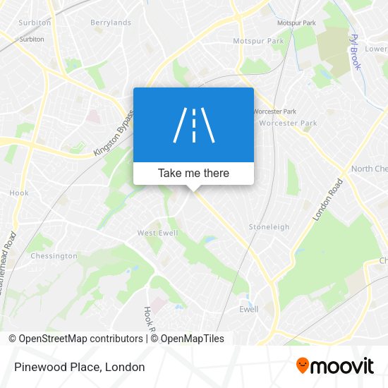 Pinewood Place map