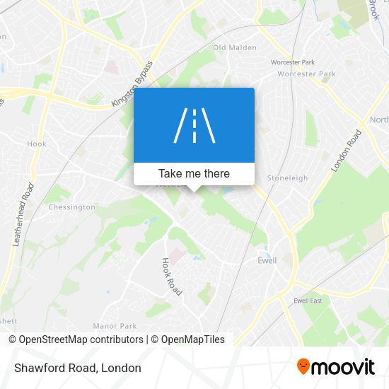 Shawford Road map