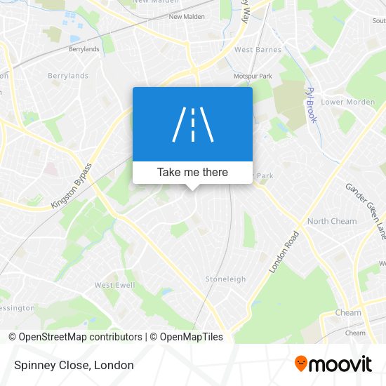Spinney Close map
