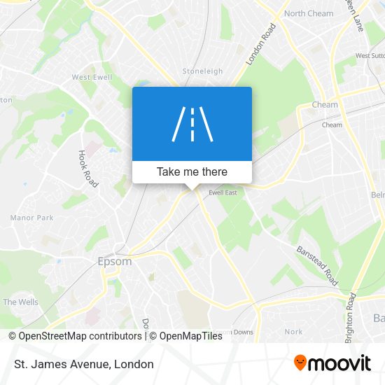 St. James Avenue map