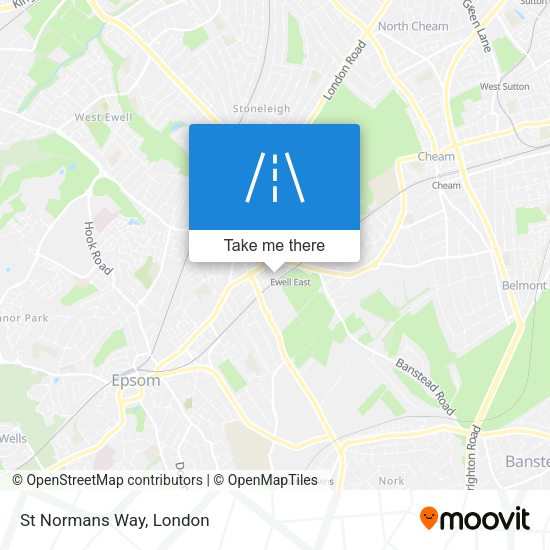 St Normans Way map