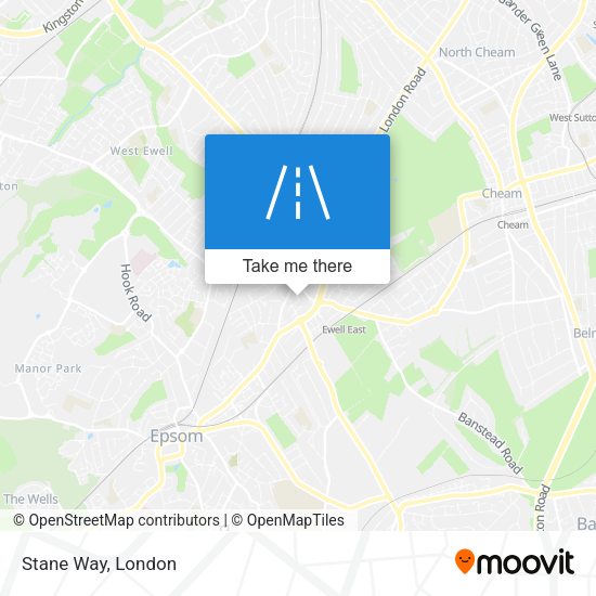 Stane Way map