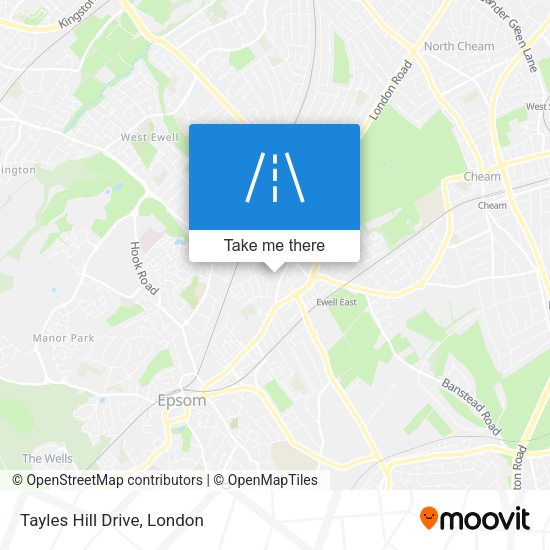 Tayles Hill Drive map