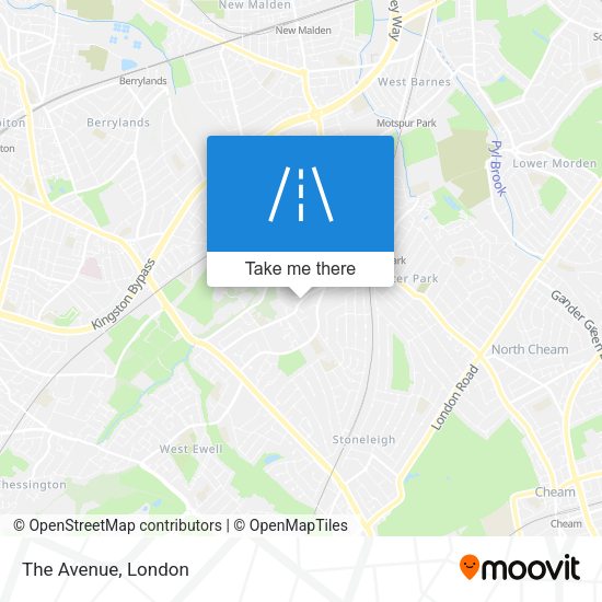 The Avenue map