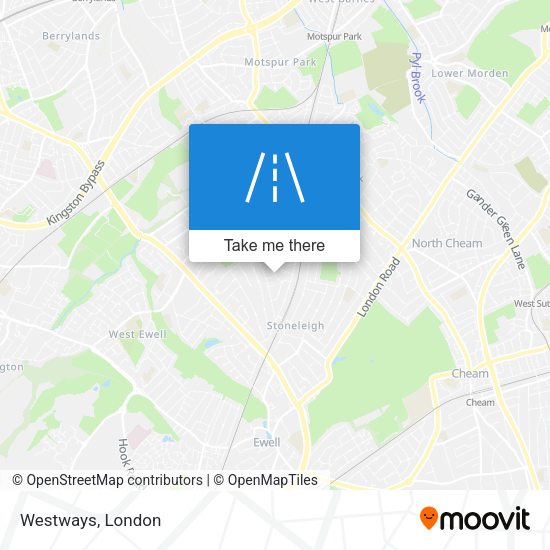 Westways map