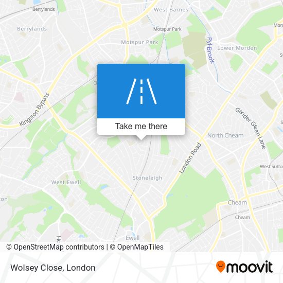 Wolsey Close map