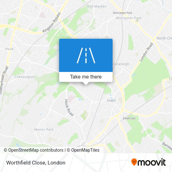 Worthfield Close map