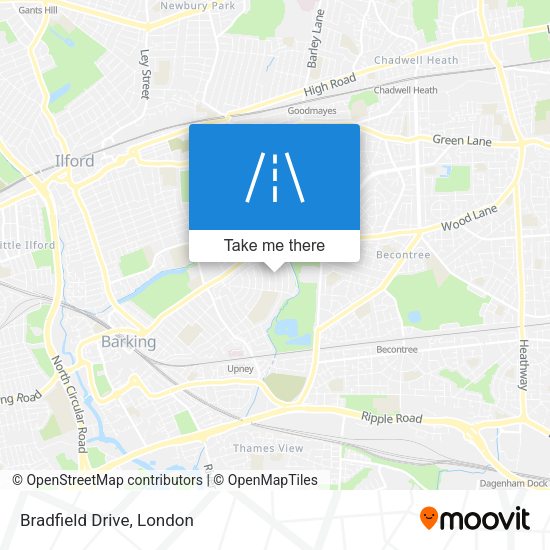 Bradfield Drive map