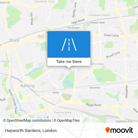 Hepworth Gardens map